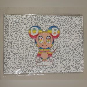 Takashi Murakami Rainbow DOB Vinyl Transparent Back Document Case Envelope Pouch